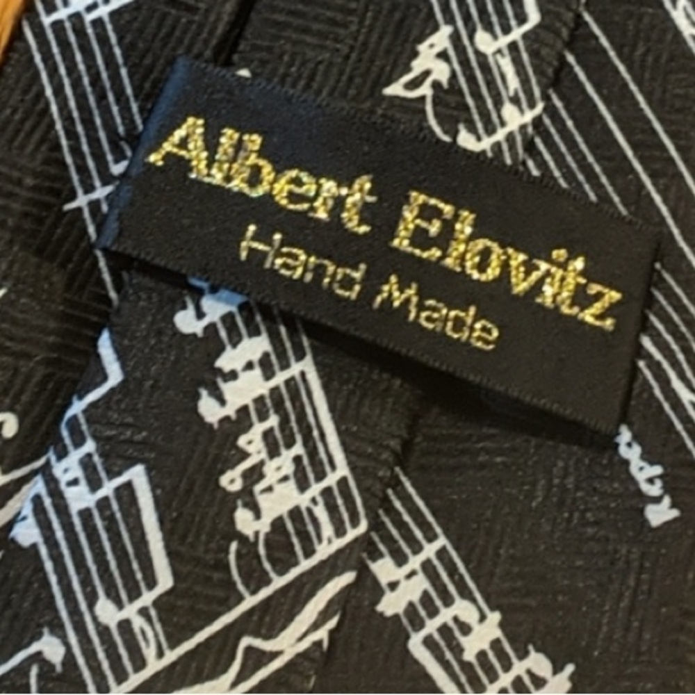 Albert Elovitz Musician's Neck Tie